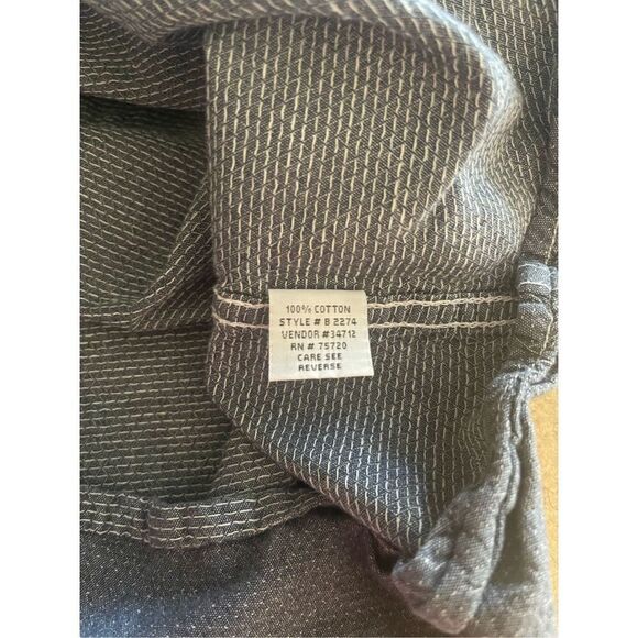 BKE Men's Button-Up Textured Collared Short Sleeve Button-Up Gray Shirt XL - Picture 11 of 12